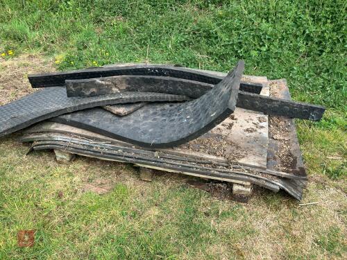 PALLET OF RUBBER MATS (K)