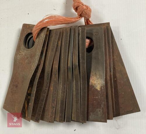 6 PAIRS OF VICON MOWER BLADES