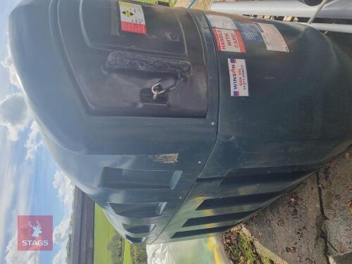 HARLEQUIN 1300L BUNDED RED DIESEL TANK