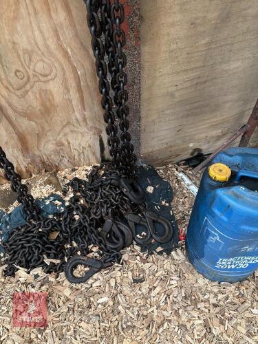 SET OF LIFTING CHAINS