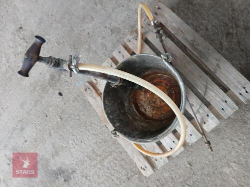 VINTAGE GALVANISED PUMP