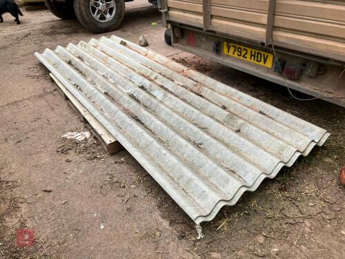 2 FIBRE CEMENT ROOFING SHEETS