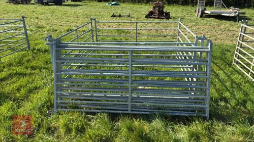 8 X 6' GALVANISED SHEEP HURDLES