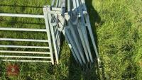 10 X 6' GALVANISED SHEEP HURDLES - 4