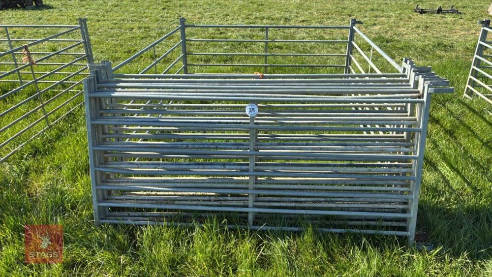 10 X 6' GALVANISED SHEEP HURDLES