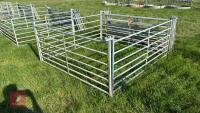 10 X 6' GALVANISED SHEEP HURDLES - 5