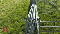 10 X 6' GALVANISED SHEEP HURDLES - 8