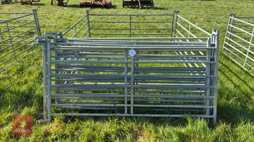 10 X 6' GALVANISED SHEEP HURDLES