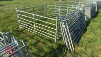 10 X 6' GALVANISED SHEEP HURDLES - 3
