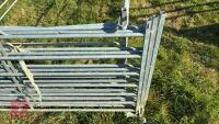 7 X 6' GALVANISED SHEEP HURDLES - 7