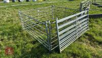 7 X 6' GALVANISED SHEEP HURDLES - 8