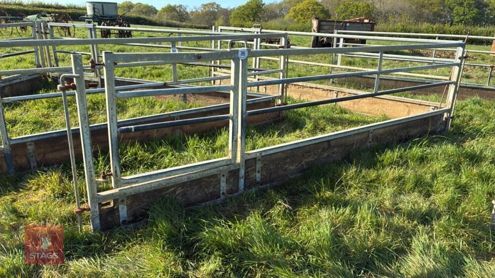 12' 11'' GATED FEED BARRIER