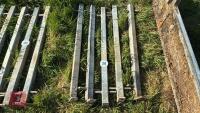 5 GALVANISED CONNECTING POSTS