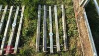 5 GALVANISED CONNECTING POSTS - 7