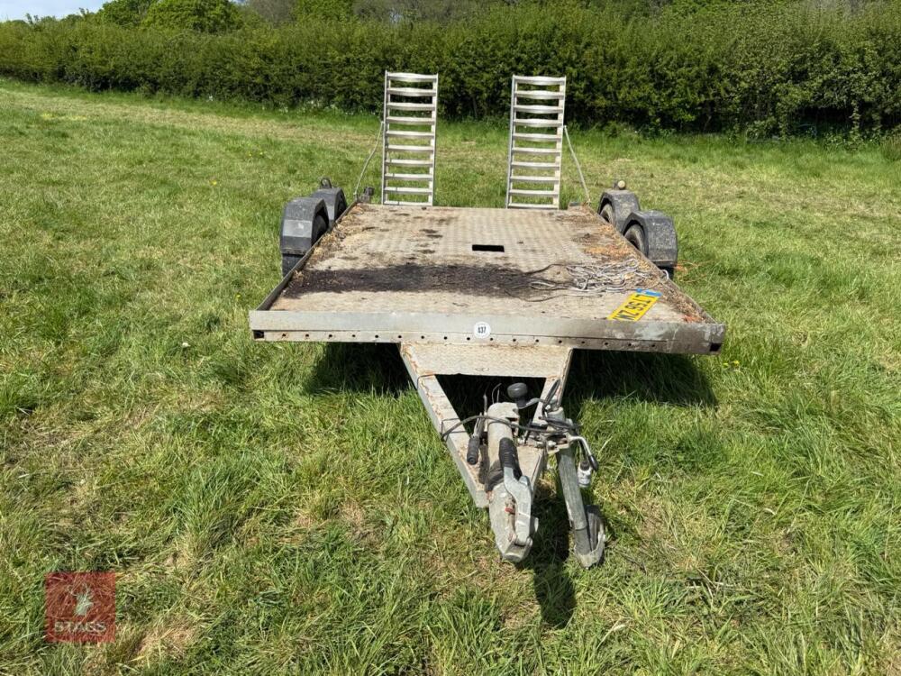 12' BEAVERTAIL CAR/FLAT TRAILER