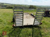 12' BEAVERTAIL CAR/FLAT TRAILER - 10