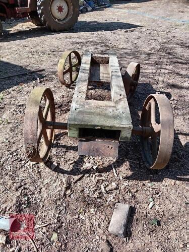 SHEPHERDS HUT WHEELS OR TROLLEY