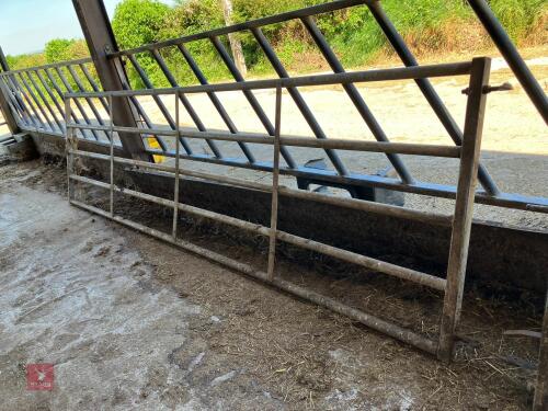 GALVANISED 14' YARD GATE