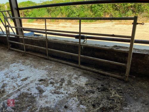 GALVANISED 14' YARD GATE