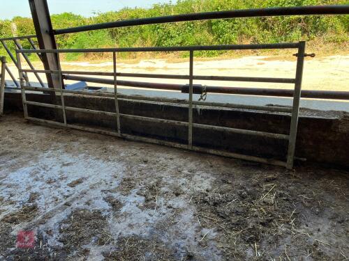 GALVANISED 14' YARD GATE