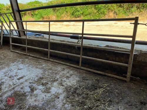 GALVANISED 14' YARD GATE