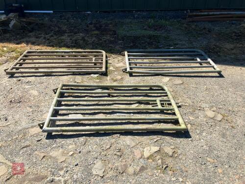 3 HEAVY DUTY SHEEP GATES