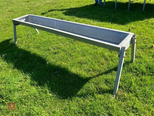 FREESTANDING CATTLE FEED TROUGH