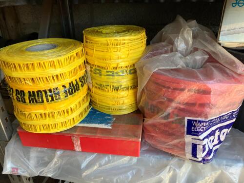 3 ROLLS OF HAZARD TAPE