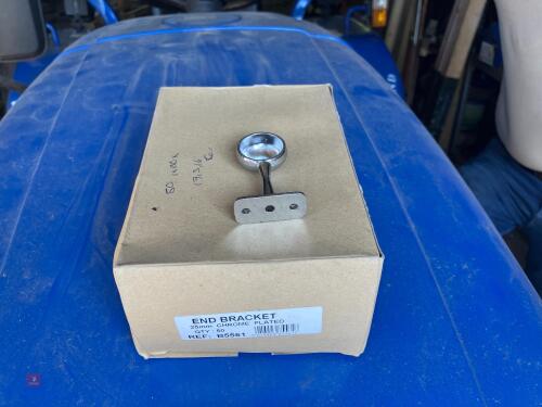 50 X 25MM CHROME PLATED END BRACKETS