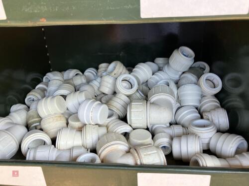QTY OF 28MM WHITE END CAPS