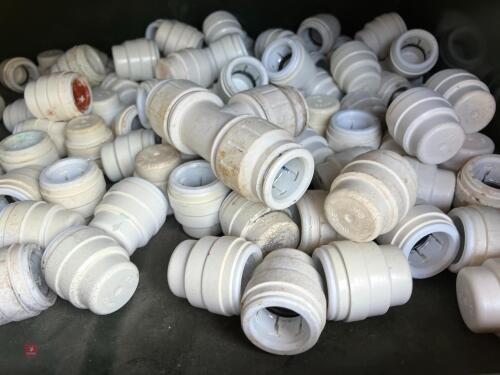 QTY OF 22M WHITE END CAPS