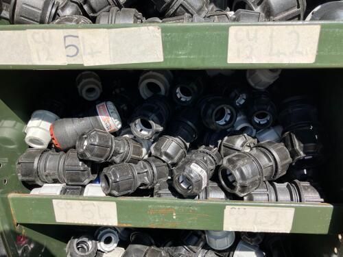QTY OF 20MM & 25MM STRAIGHT CONNECTORS