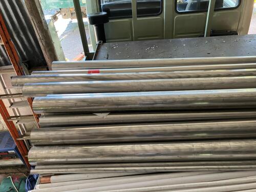 40 LENGTHS OF STAINLESS STEEL PIPE