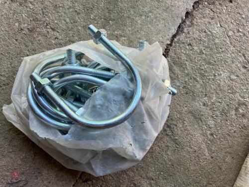 BAG OF U BOLTS & NUTS