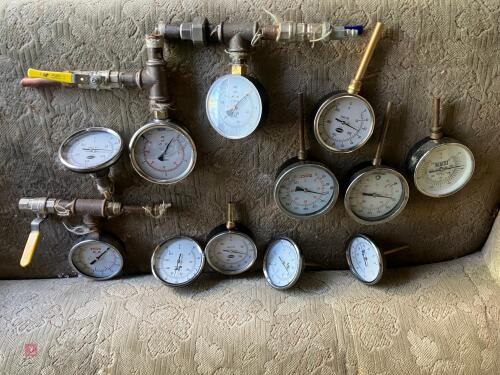 12 TEMPERATURE GAUGES