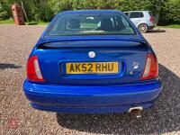 2002 MG ZS 16V CAR - 9
