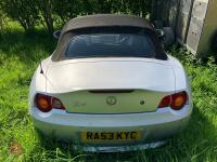 2003 BMW Z4 CONVERTIBLE CAR - 17