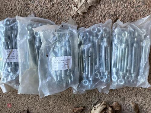 50 GALVANISED TURBUCKLE TENSIONERS
