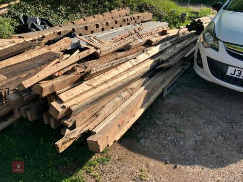 PALLET OF OAK FLOOR JOISTS (3)