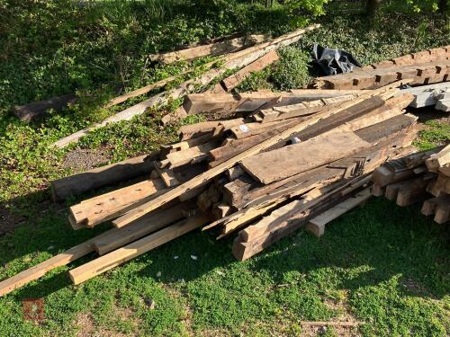 PALLET OF OAK FLOOR JOISTS (4)