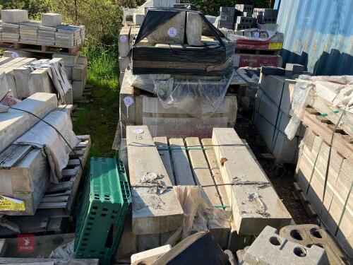 9 PALLETS OF MIXED KERBSTONES (13)