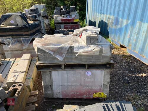 6 PALLETS OF KERBSTONES (14)