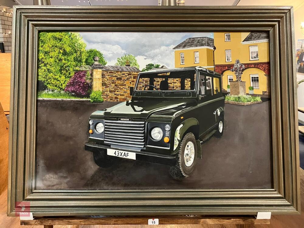 LAND ROVER DEFENDER AT PENTILLIE CASTLE