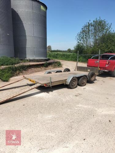 1990 RICE FLATBED 14' TRAILER