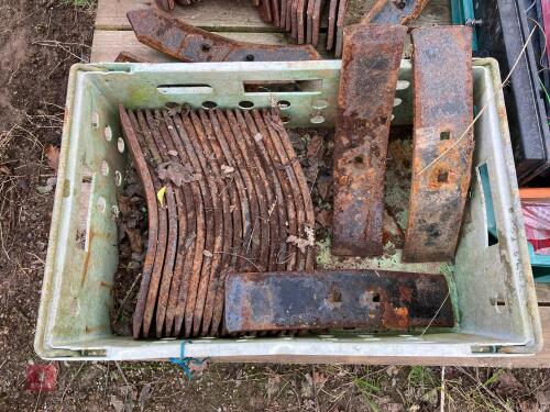 21 BOMFORD CULTIVATOR PLATES/FEET