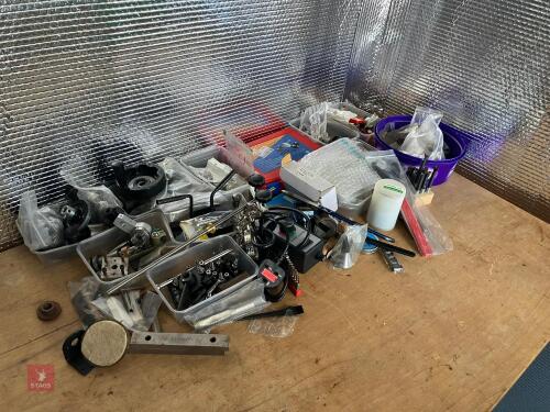LARGE QTY LATHE PARTS & ACCESSORIES