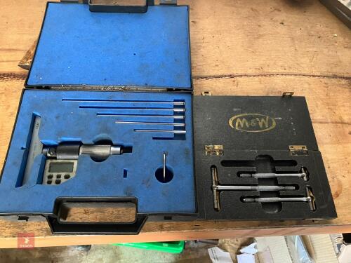 2 BOXES OF HOLE MEASURERS