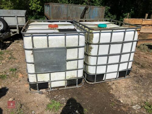 2 IBC TANKS