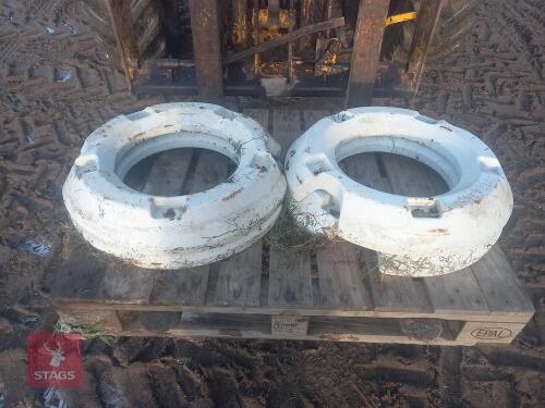 4 TRACTOR WHEEL WEIGHTS