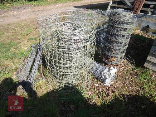 WIRE NETTING AND BARBED WIRE